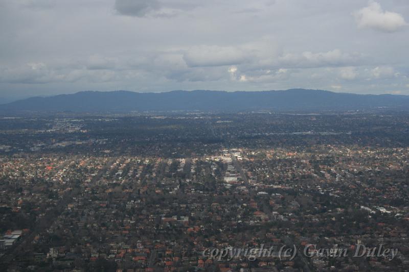 Suburbs, looking towards Mt Dandenong, Melbourne .JPG